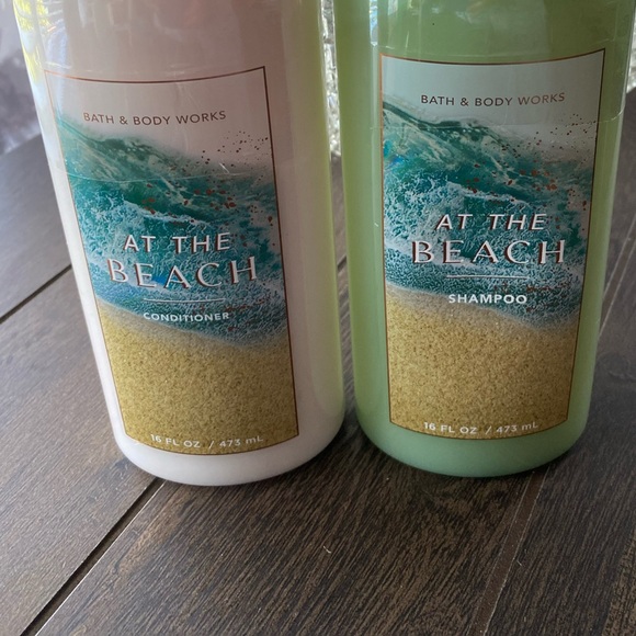 At The Beach Bath & Body Works Lot of 5 Shampoo & Conditioner, Body Scrub NEW - Picture 4 of 14